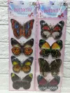 Jiamei Paper Products Creative Craft Stickers HM-DH Multi-layered three-dimensional Butterfly, 4 anti-real butterfly, three-dimensional refrigerator stickers, layer by layer decorative wall stickers Specification image
